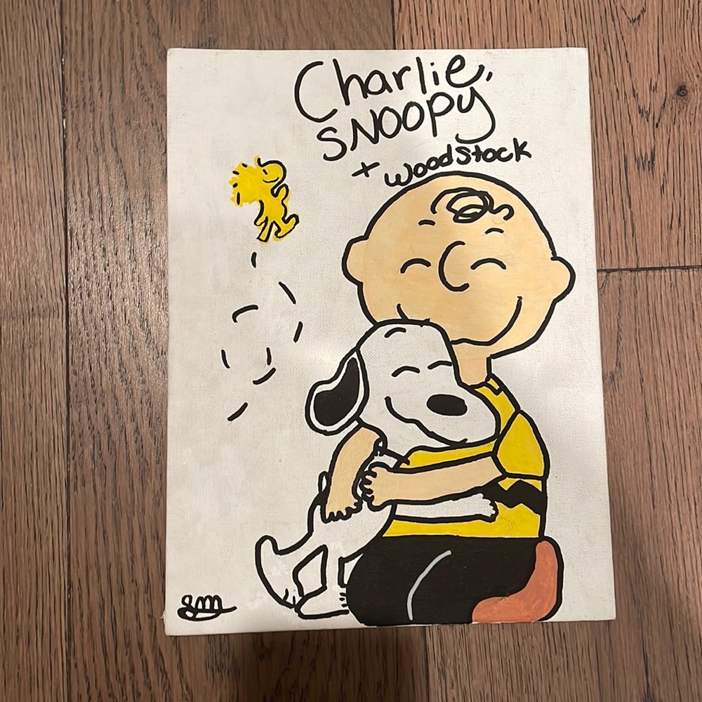 Charlie Brown/Snoopy/ Woodstock drawing